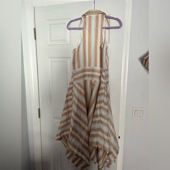 Maeve by Anthropologie Striped Halter Dress size 10 - Picture 5 of 6
